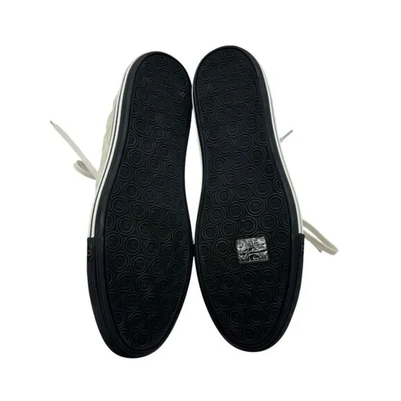 CHANEL Caviar Quilted CC Sneakers in Dark White – Size 40
